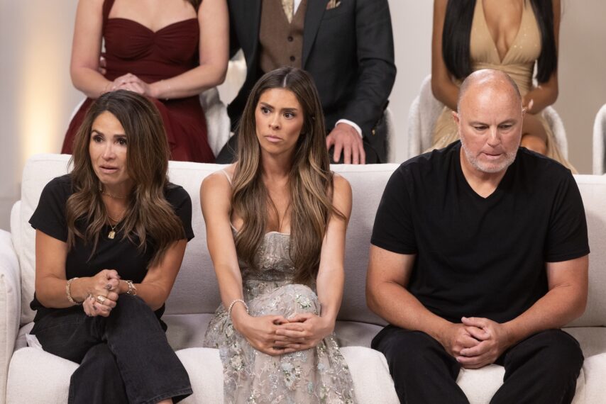 Taylor Frankie Paul with Liann May and Jeremy May in 'Mormon Wives' Season 3