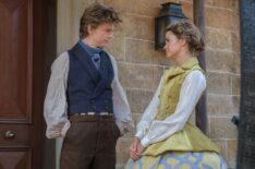 Thomas Brodie Sangster and Maia Mitchell in 'The Artful Dodger'