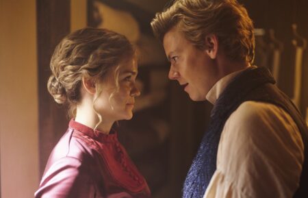 Maia Mitchell and Thomas Brodie-Sangster in 'The Artful Dodger' Season 2
