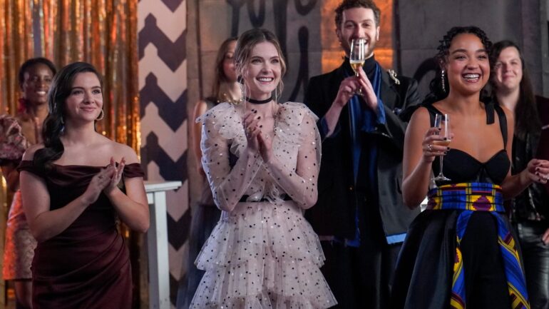 THE BOLD TYPE, front from left: Katie Stevens, Meghann Fahy, Aisha Dee, I Expect You To Have Adventures