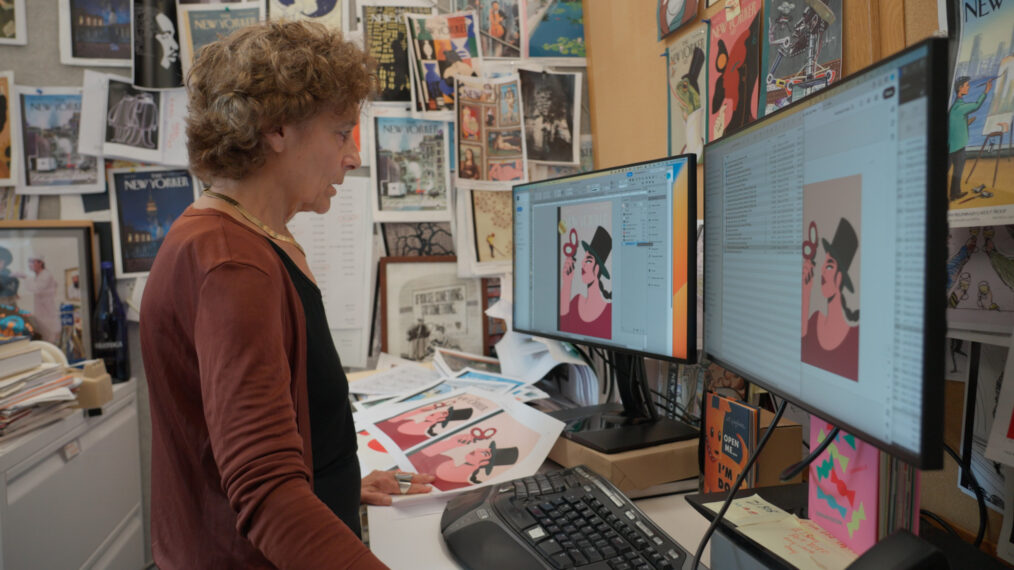 Françoise Mouly in 'The New Yorker at 100' on Netflix