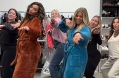 'The Price Is Right' Models Alexis Gaube & Amber Lancaster Dance In Their Dressing Room In Bathrobes