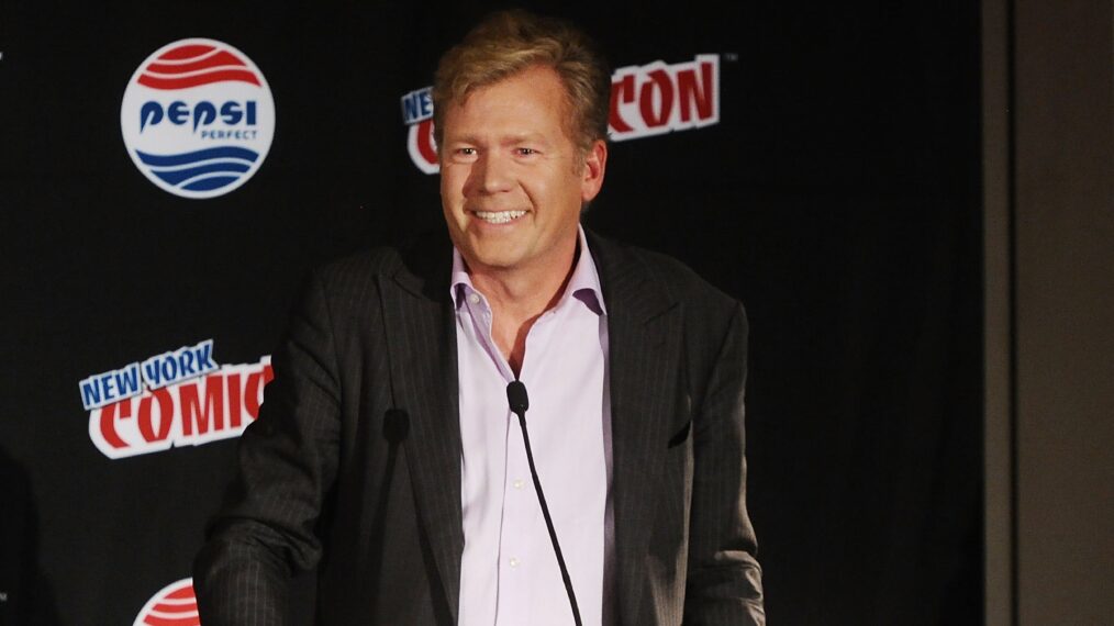 Chris Hansen speaks during the 'Angie Tribeca' panel at New York Comic-Con 2015 at The Jacob K. Javits Convention Center on October 9, 2015 in New York City