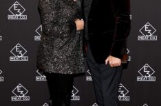 Julie Chrisley (L) and Todd Chrisley attend the grand opening of E3 Chophouse Nashville