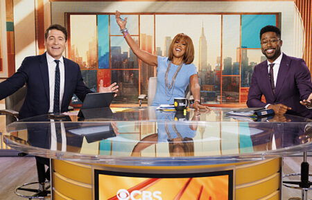 CBS Mornings Co-Hosts Gayle King, Tony Dokoupil and Nate Burleson