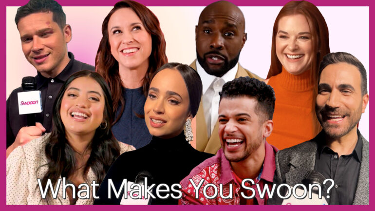 What Makes You Swoon Oliver Stark, Lacey Chabert, Morris Chestnut, Sara Drew, Keyla Monterroso Mejia, Sofia Carson, Jordan Fisher, Brett Goldstein