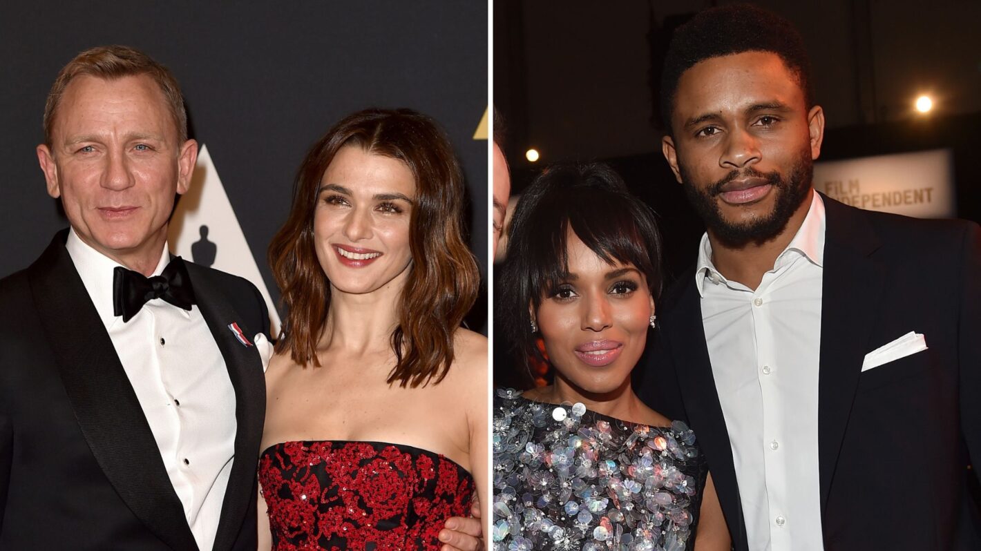 Daniel Craig and Rachel Weisz, Nnamdi Asomugha and Kerry Washington together