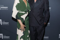Nadia Conners and Walton Goggins attend the 29th Annual Webby Awards at Cipriani Wall Street on May 12, 2025 in New York City.