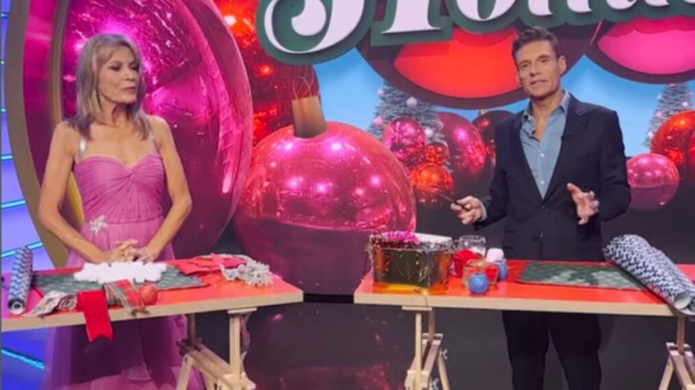 Ryan Seacrest &amp; Vanna White Face Off in Gift Wrapping Competition — See Who Won