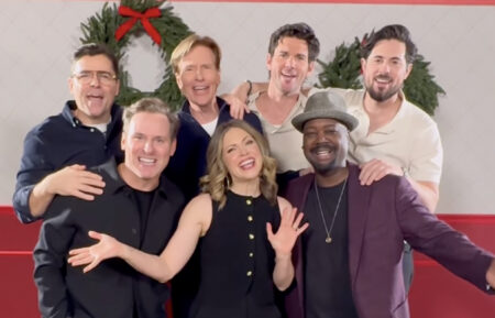 Kavan Smith, Ben Rosenbaum, Jack Wagner, Pascale Hutton, Kevin McGarry, Chris McNally, and Viv Leacock at the Hallmark Christmas Experience on December 12
