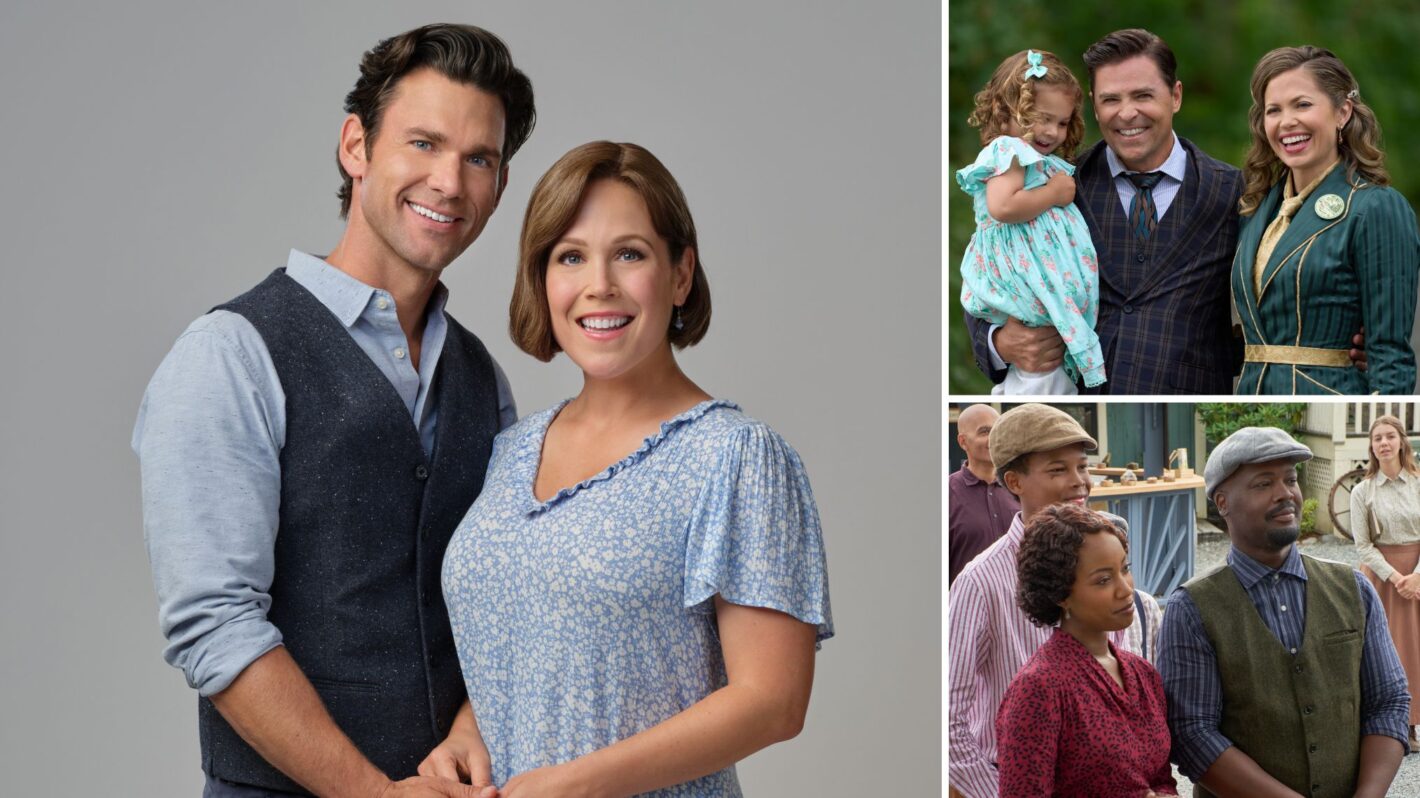 Erin Krakow, Kevin McGarry, Kavan Smith, Pascale Hutton, Natasha Burnett, and Viv Leacock on 'When Calls the Heart' Season 13