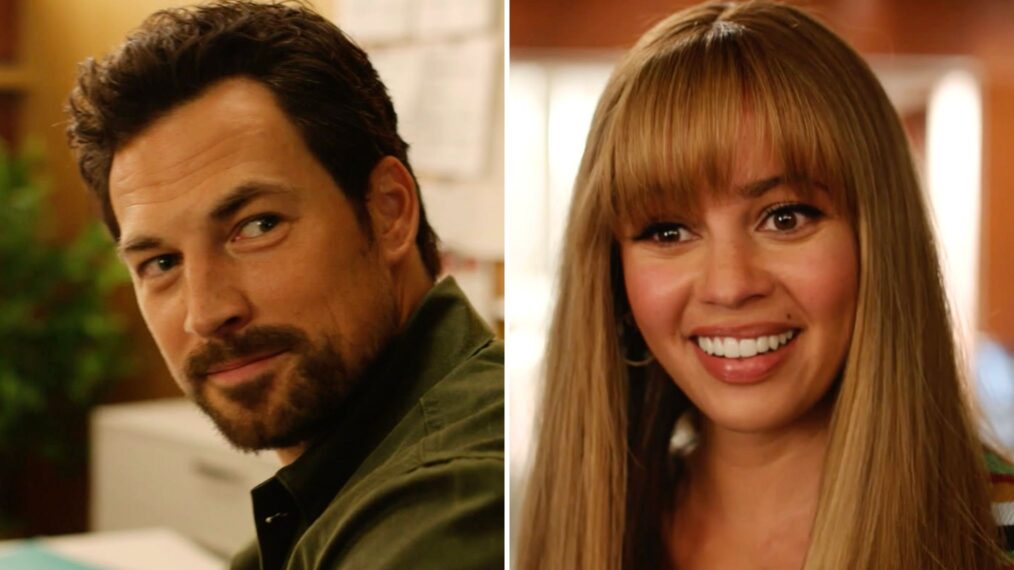 Giacomo Gianniotti and Vanessa Morgan in 'Wild Cards' Season 3