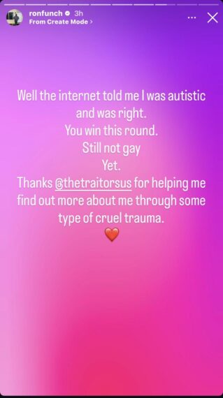 Ron Funches statement on his Autism diagnosis