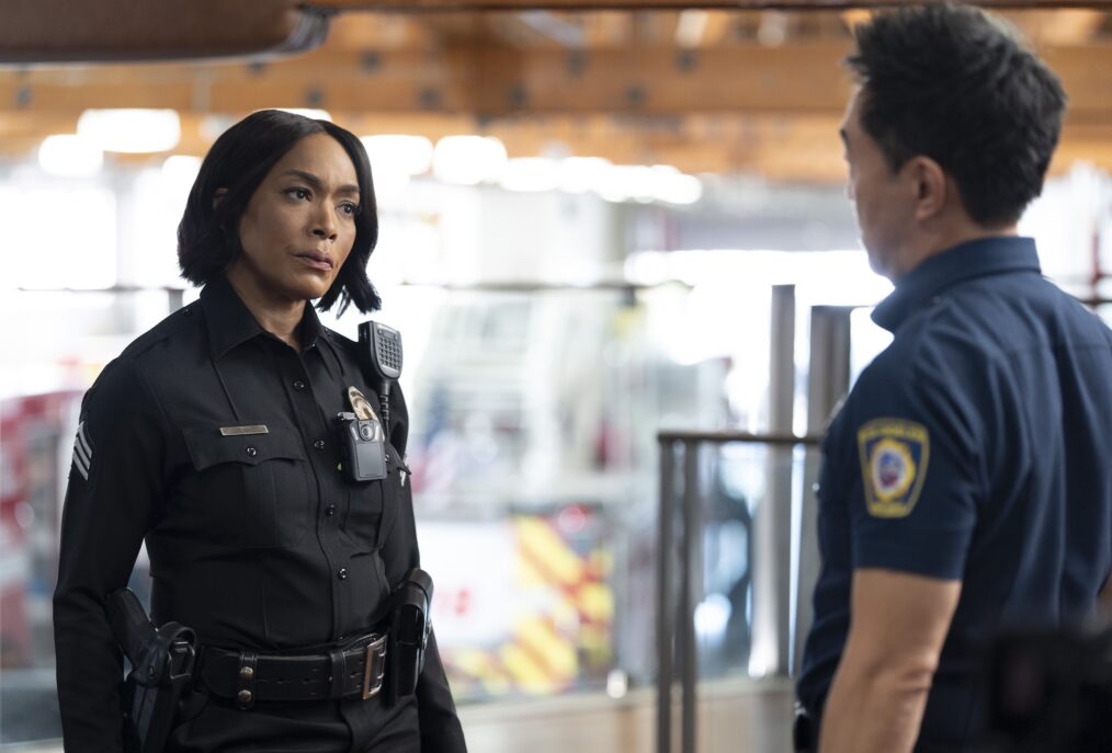 Angela Bassett as Athena, Kenneth Choi as Chimney — '9-1-1' Season 9 Episode 8 
