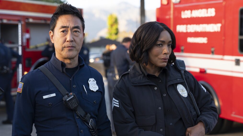Kenneth Choi as Chimney, Angela Bassett as Athena — '9-1-1' Season 9 Episode 8 