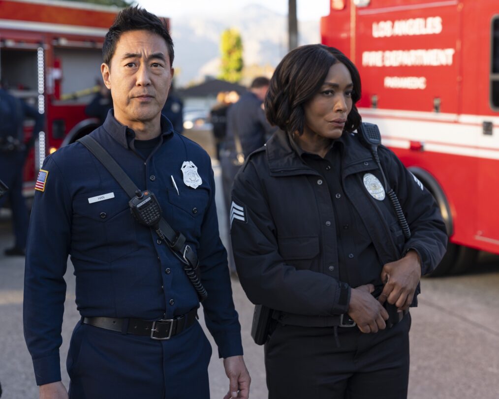Kenneth Choi as Chimney, Angela Bassett as Athena — '9-1-1' Season 9 Episode 8 