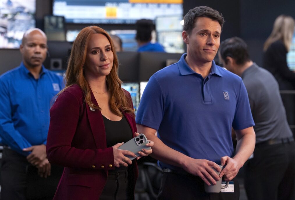 Jennifer Love Hewitt as Maddie, Bryan Safi as Josh — '9-1-1' Season 9 Episode 8 