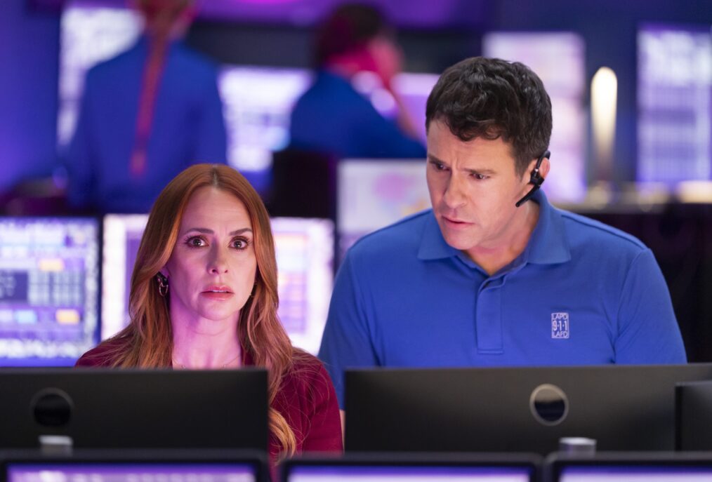 Jennifer Love Hewitt as Maddie, Bryan Safi as Josh — '9-1-1' Season 9 Episode 8 