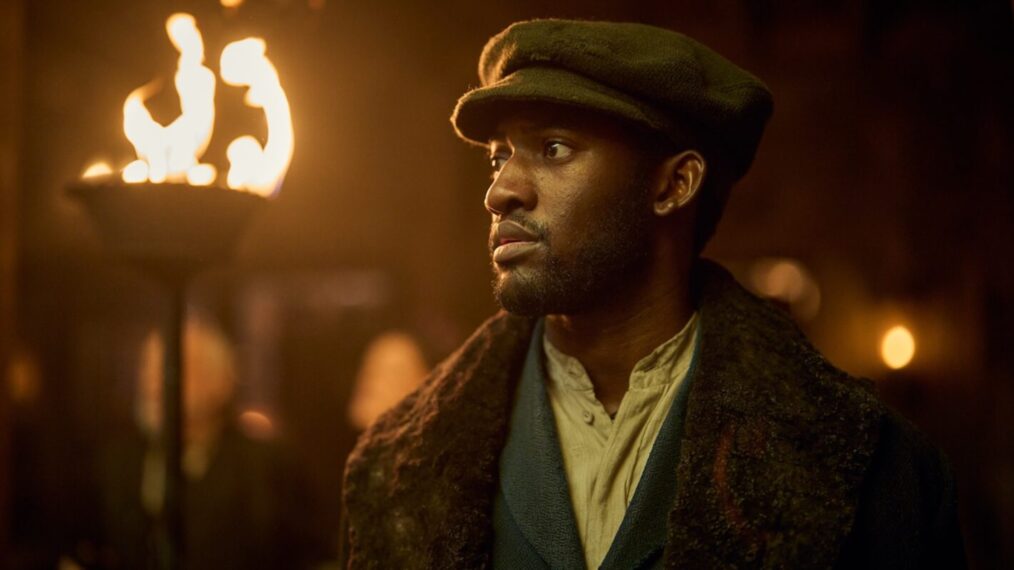 A Thousand Blows/Season 2. Malachi Kirby as Hezekiah in A Thousand Blows. Cr. Robert Viglasky/Disney+ © 2025.