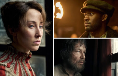 A Thousand Blows, Season 2 - Malachi Kirby (Hezekiah), Erin Doherty (Mary Carr), and Stephen Graham (Sugar Goodson)