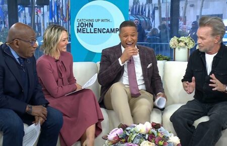 Al Roker, Dylan Dreyer, Craig Melvin, and John Mellencamp on the third hour of 'Today's January 16, 2026, episode, NBC.