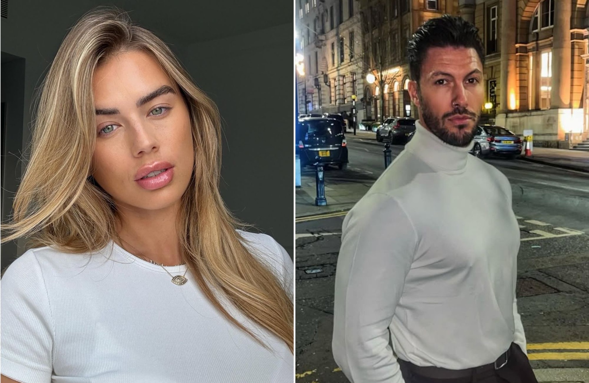Arabella and Adam from Love Island All Stars