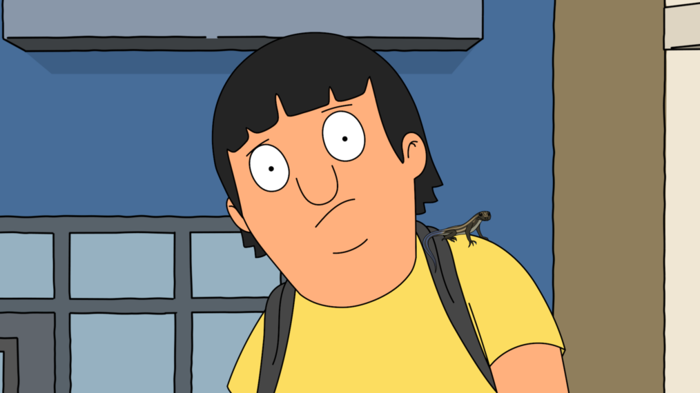 Gene and Courtney become embroiled in a complex custody battle over an injured lizard in the all-new 'Les Lizárdables' episode of BOB’S BURGERS airing Sunday, Dec 7 9:30-10:00 PM ET/PT on FOX. (BOB-1502)