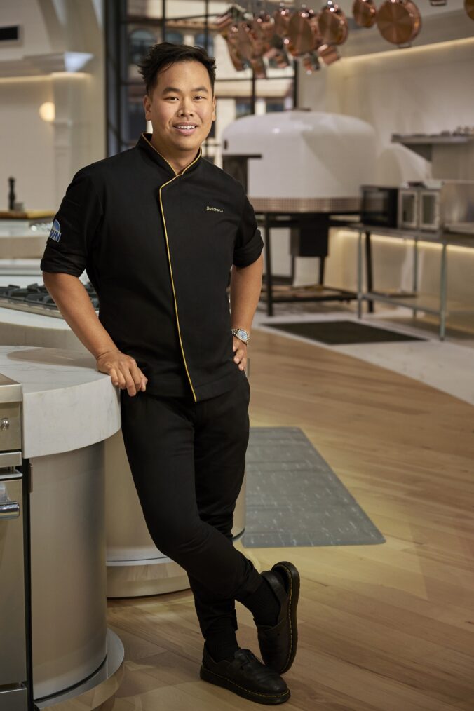 BUDDHA LO -- Competitor in CBS Original Series AMERICA'S CULINARY CUP, scheduled to air on the CBS Television Network. Photo: Jackie_Brown/CBS ©2025 CBS Broadcasting, Inc. All Rights Reserved.