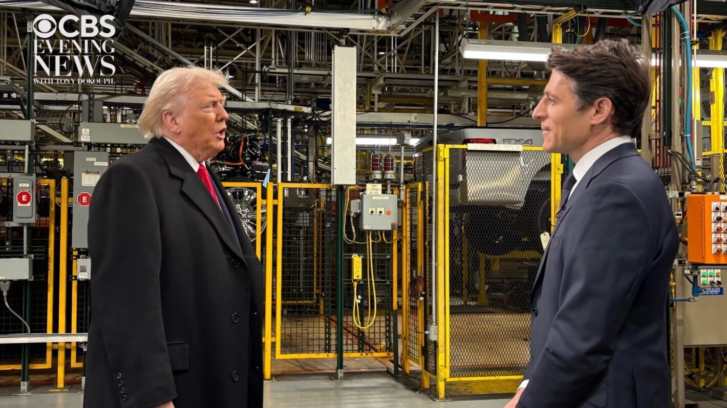 'CBS Evening News' Viewers React After Trump's Interview With Tony Dokoupil