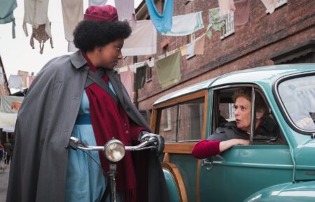 Picture Shows: Joyce Highland (RENEE BAILEY) Nurse Crane (LINDA BASSETT)