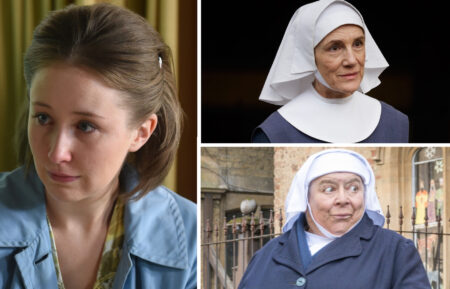Erin Doherty, Harriet Walter, and Miriam Margolyes on Call the Midwife