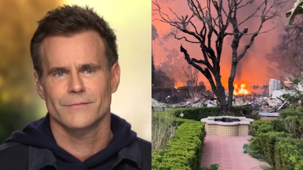 Cameron Mathison on the January 9, 2026, episode of ABC's 'Good Morning America'; Cameron Mathison's home, Instagram, January 7, 2026.