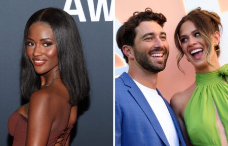 Charity Lawson, Joey Graziadei, and Kelsey Anderson of The Bachelor