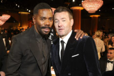 Colman Domingo and Joel Edgerton at the 83RD ANNUAL GOLDEN GLOBES®, airing live from the Beverly Hilton in Beverly Hills, California on Sunday, January 11, 2026 at 8 PM ET/5 PM PT, on CBS and streaming on Paramount+. Photo: Stewart Cook/CBS ©2026 CBS Broadcasting, Inc. All Rights Reserved.