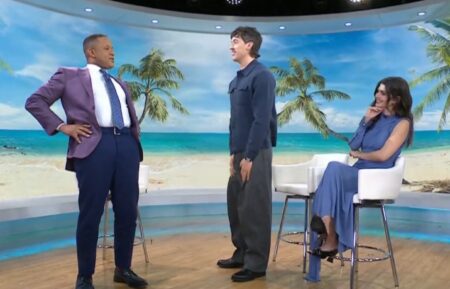 Craig Melvin, Tom Blyth, and Emily Bader on the January 9, 2026, episode of NBC's 'Today.'