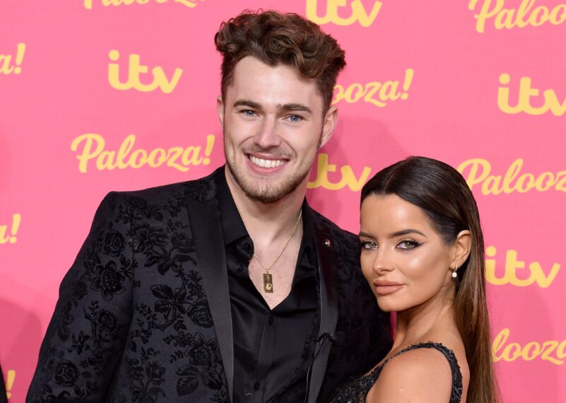 Curtis Pritchard and Maura Higgins attend the ITV Palooza 2019 at the Royal Festival Hall on November 12, 2019 in London, England.