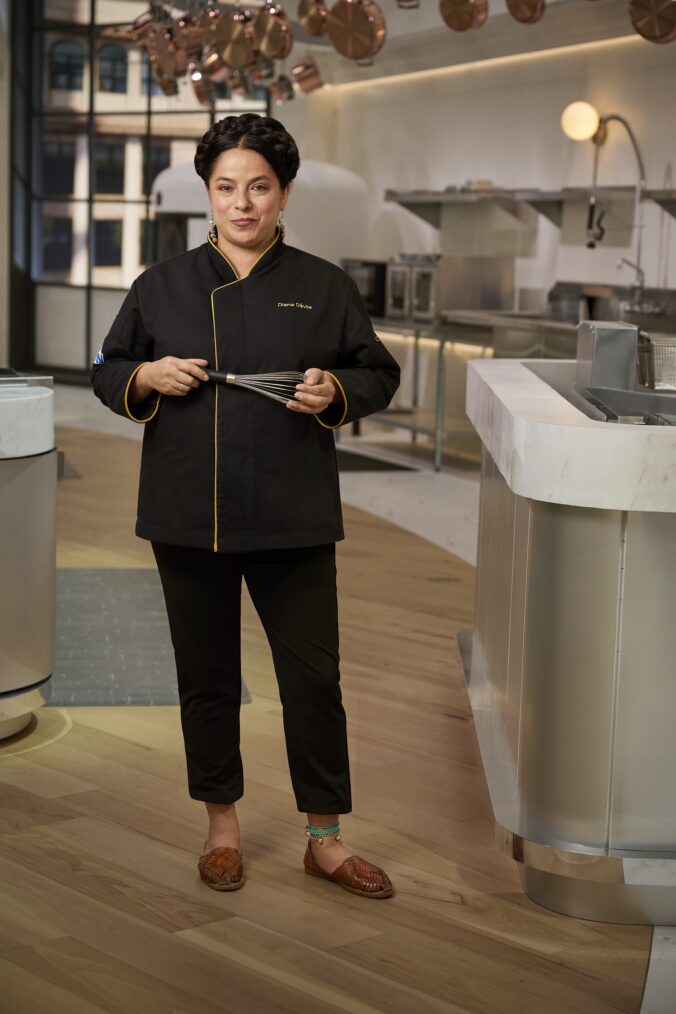 DIANA DÁVILAc -- Competitor in CBS Original Series AMERICA'S CULINARY CUP, scheduled to air on the CBS Television Network. Photo: Jackie_Brown/CBS ©2025 CBS Broadcasting, Inc. All Rights Reserved.