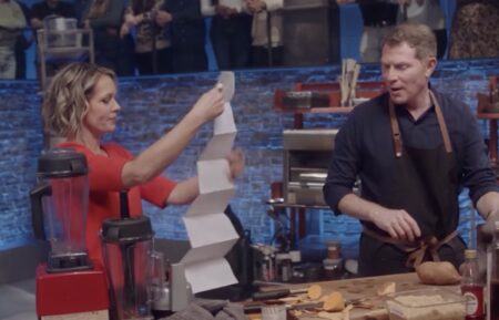 Dylan Dreyer and Bobby Flay on Food Network's 'Beat Bobby Flay,' Season 40, Episode 3, airs January 29, 2026.