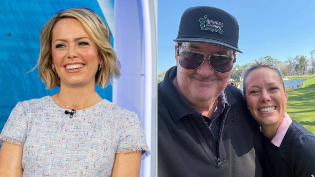 Dylan Dreyer on the March 11, 2025, episode of NBC's 'Today'; Brian Baumgartner and Dylan Dreyer, Instagram, January 29, 2026.