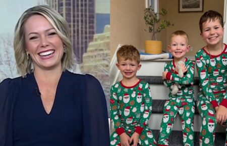 Dylan Dreyer on the January 20, 2026, episode of NBC's 'Today'; Dylan Dreyer's sons Oliver, Rusty, and Calvin,
