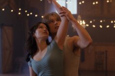 Madelyn Keys as Adriana Russo and Cale Ambrozic as Brayden Elliot in Finding Her Edge