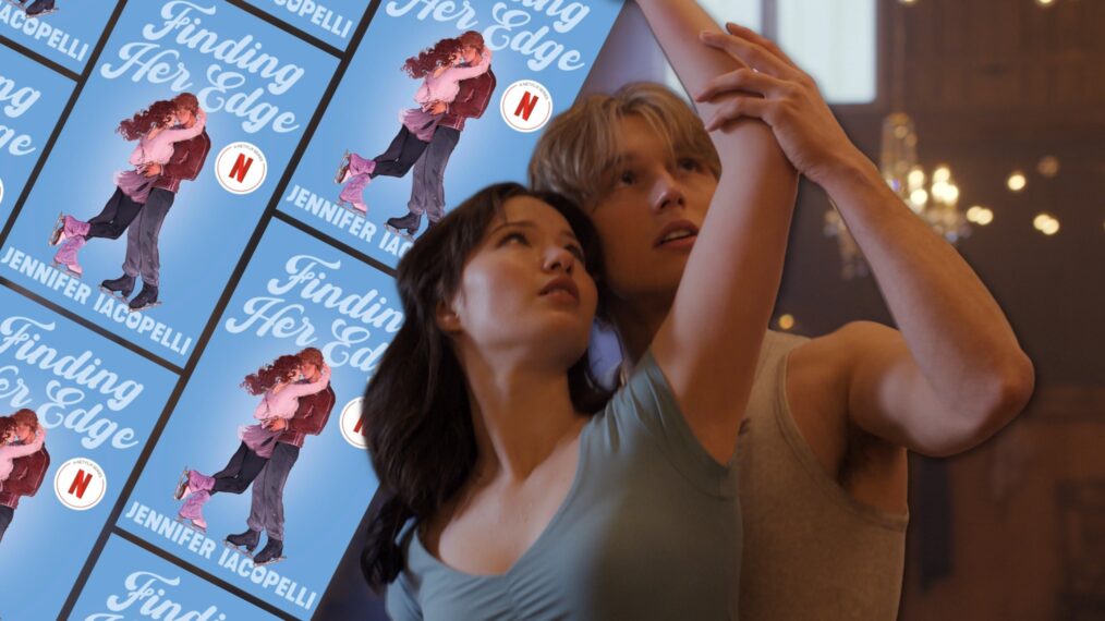 Madelyn Keys as Adriana and Cale Ambrozic as Brayden in 'Finding Her Edge'