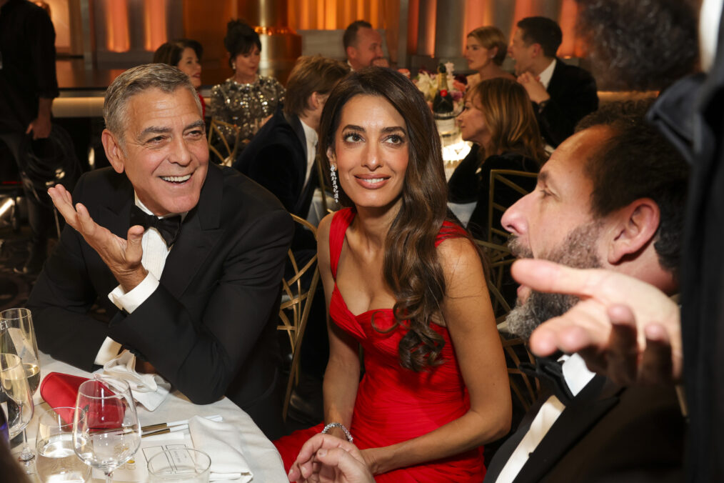 George Clooney and Amal Clooney at the 83RD ANNUAL GOLDEN GLOBES®, airing live from the Beverly Hilton in Beverly Hills, California on Sunday, January 11, 2026 at 8 PM ET/5 PM PT, on CBS and streaming on Paramount+. Photo: Stewart Cook/CBS ©2026 CBS Broadcasting, Inc. All Rights Reserved.