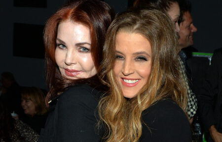 Lisa Marie Presley and Priscilla Presley