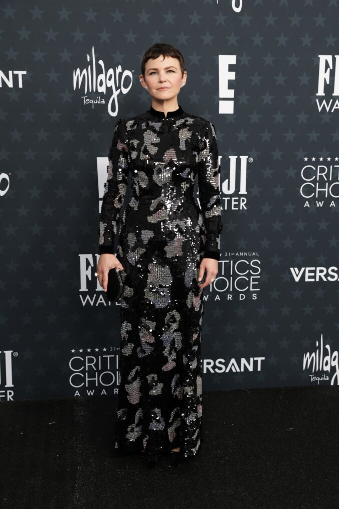 Ginnifer Goodwin attends the 31st Annual Critics Choice Awards at Barker Hangar on January 04, 2026 in Santa Monica, California.
