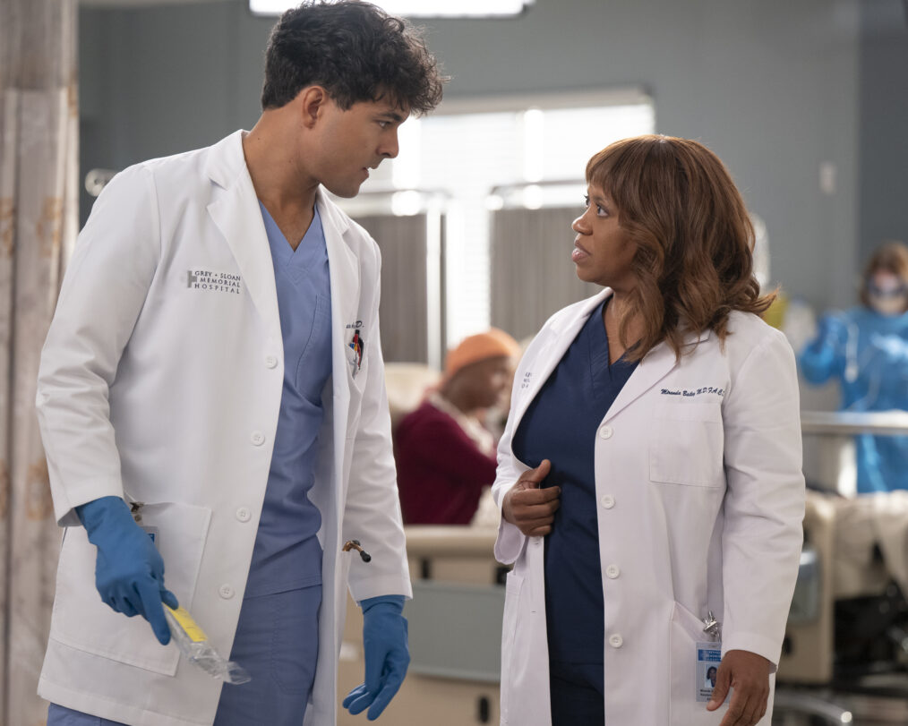 GREY’S ANATOMY - “Skyfall” - Winston and Ben fight to save Jo’s life, while Teddy supports Link. Owen and Jules battle to save a young man, and Lucas forms an unexpected bond with a patient. THURSDAY, JAN. 8 (10:00-11:00 p.m. EST) on ABC. (Disney/Anne Marie Fox) NIKO TERHO, CHANDRA WILSON