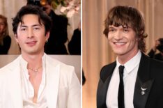 Hudson Williams and Connor Storrie of 'Heated Rivalry'