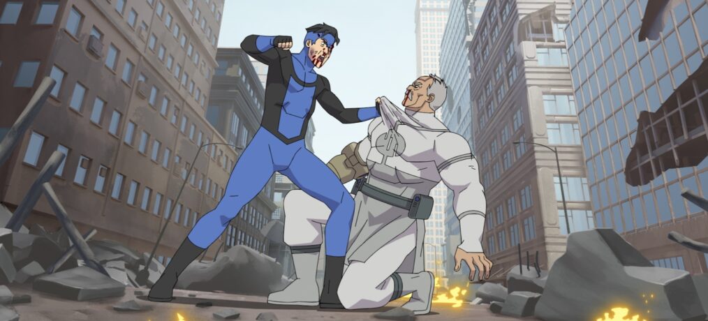 Steven Yeun (Invincible), Jeffrey Dean Morgan (Conquest) - Season 3, Episode 7