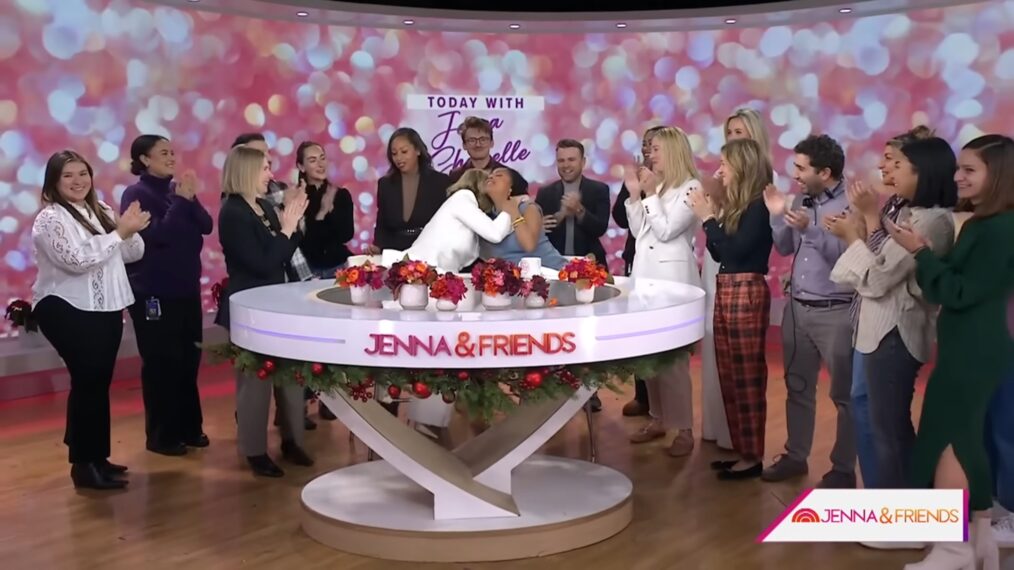 Jenna Bush Hager and Sheinelle Jones on the December 9, 2025, episode of NBC's 'Today With Jenna & Friends.'