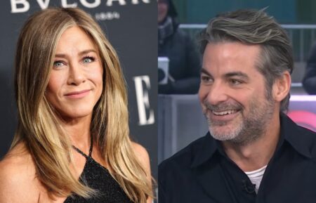 Jennifer Aniston attends Elle Women in Hollywood 2025 at Four Seasons Hotel Los Angeles at Beverly Hills on November 17, 2025 in Los Angeles, California; Jim Curtis on the January 26, 2026, episode of NBC's 'Today.'